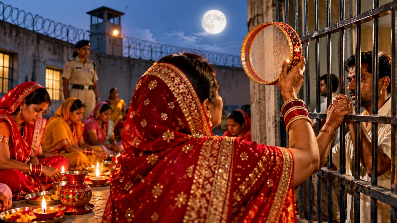 sitapur jail karwa chauth 27 women inmates sitapur jail karwa chauth 27 women inmates