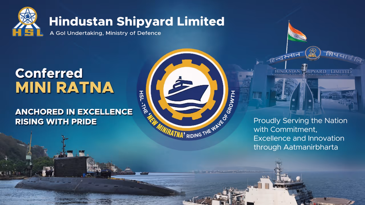Hindustan Shipyard Becomes India’s New ‘Mini Ratna’