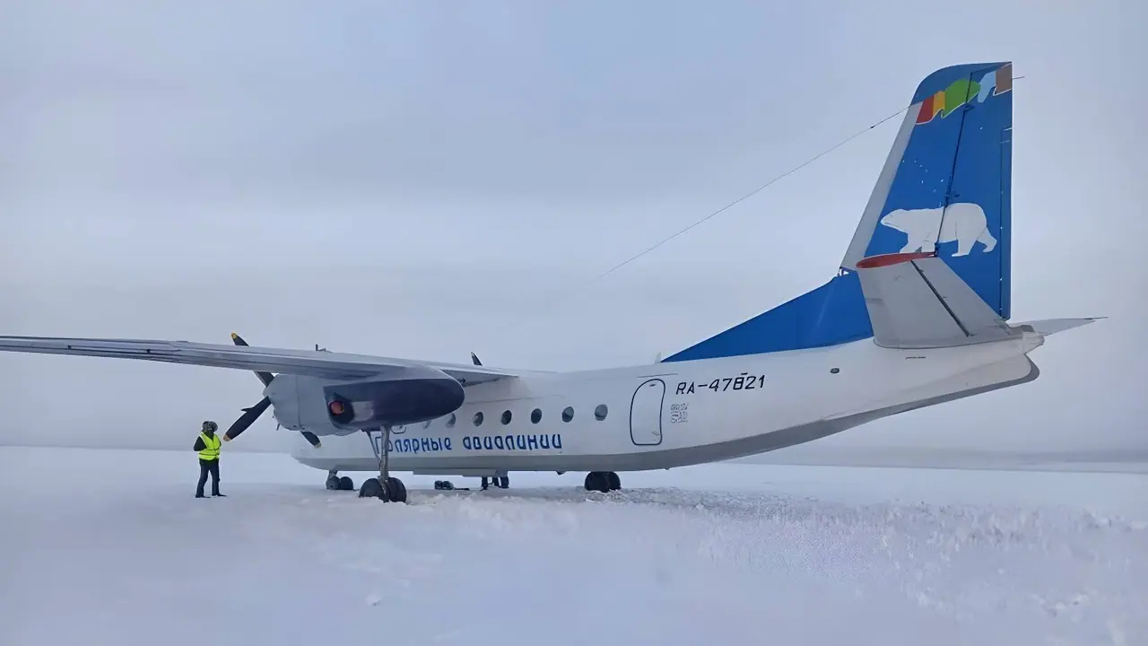 Russian An 24 plane