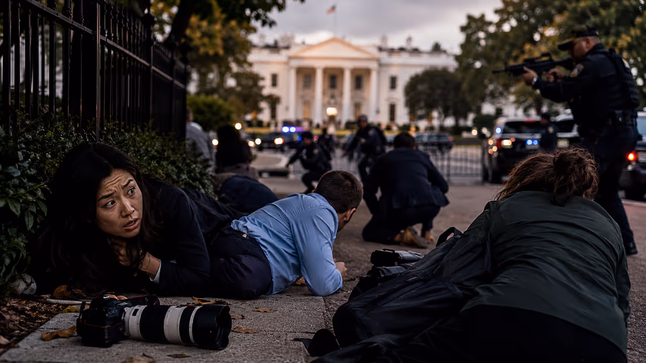 white house shooting reporters duck secret service trump security gunman video updates white house shooting reporters duck secret service trump security gunman video updates