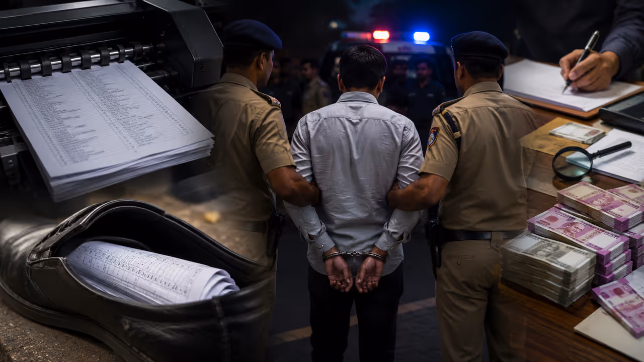 maharashtra tet paper leak mastermind arrested bihar bhivandi police 13 accused maharashtra tet paper leak mastermind arrested bihar bhivandi police 13 accused