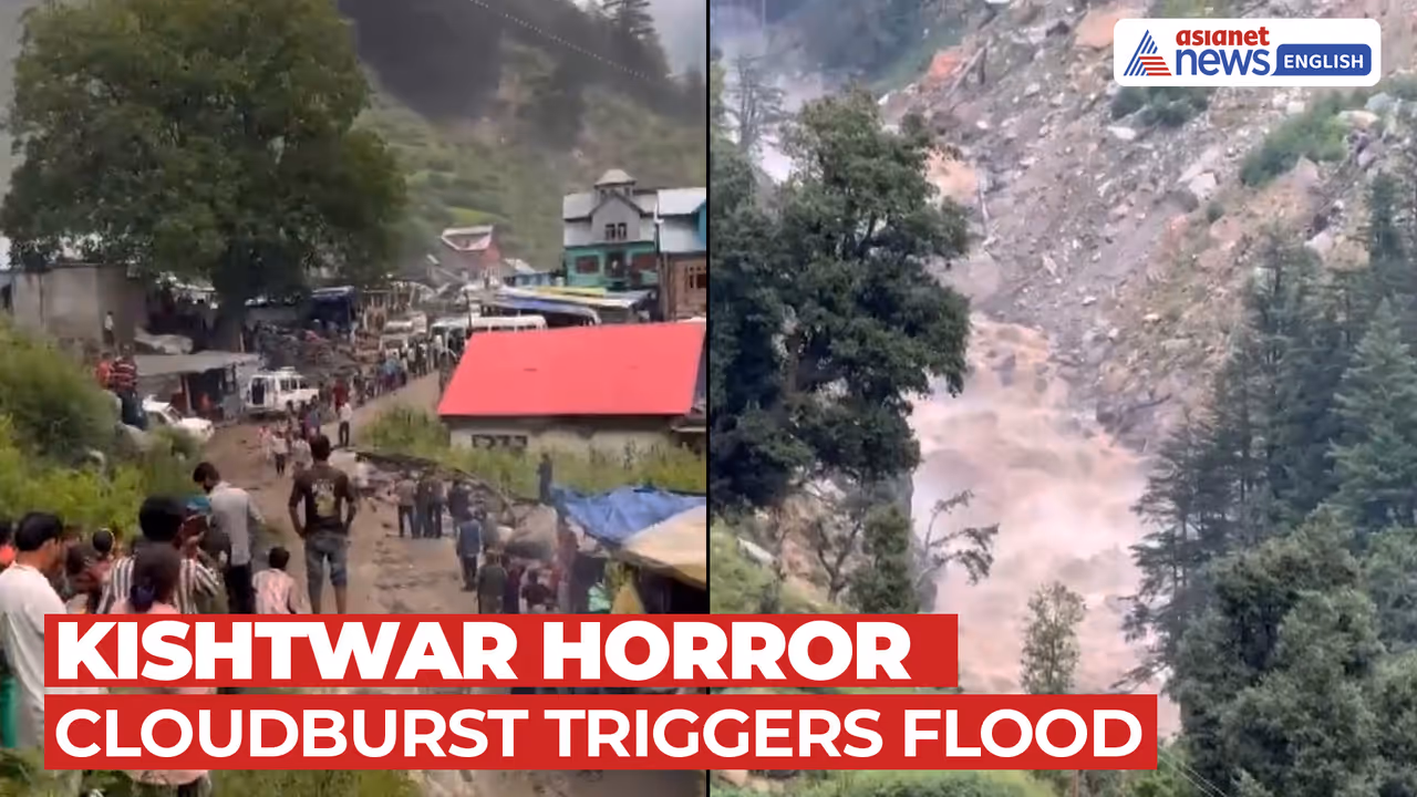 Cloudburst Hits Kishtwar’s Chashoti, Several Feared Trapped