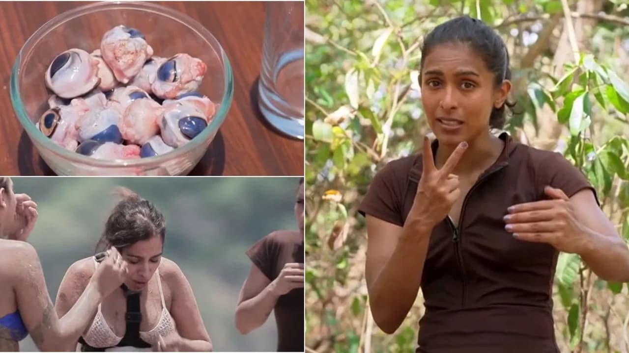 Samyuktha Hegde Eats Raw Eyes