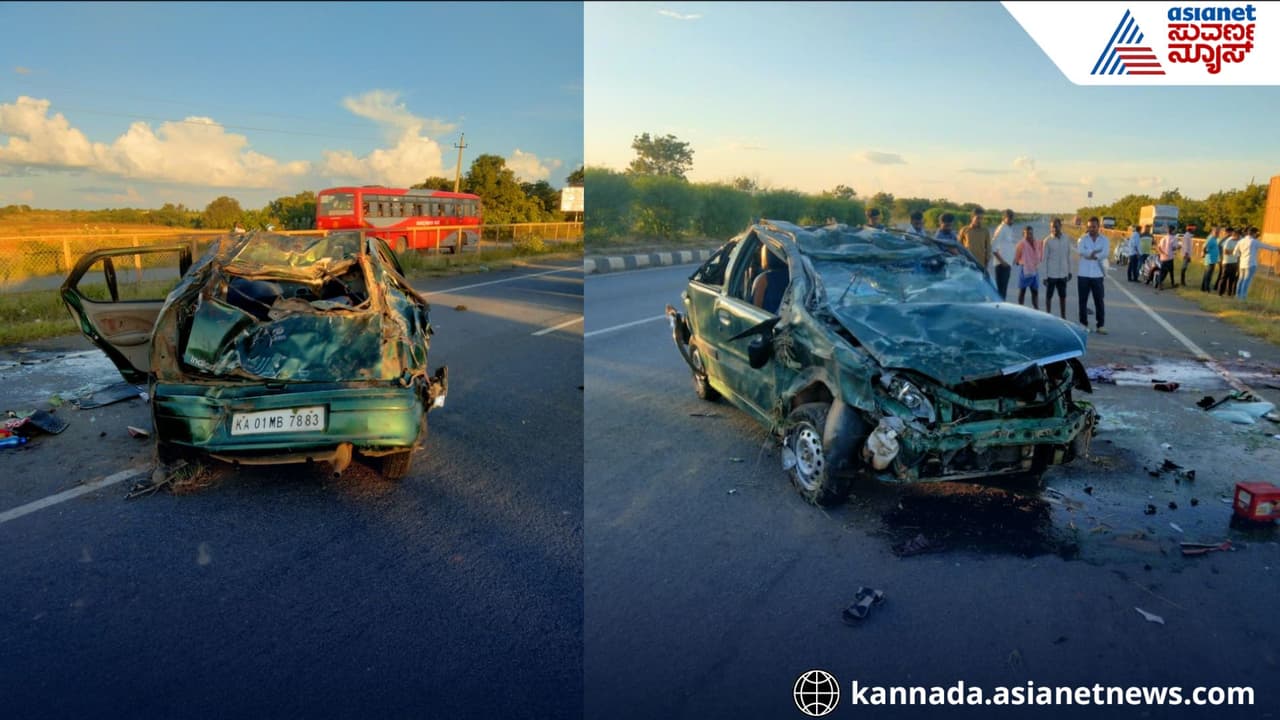 Hiriyur road accident three deaths in chitradurga