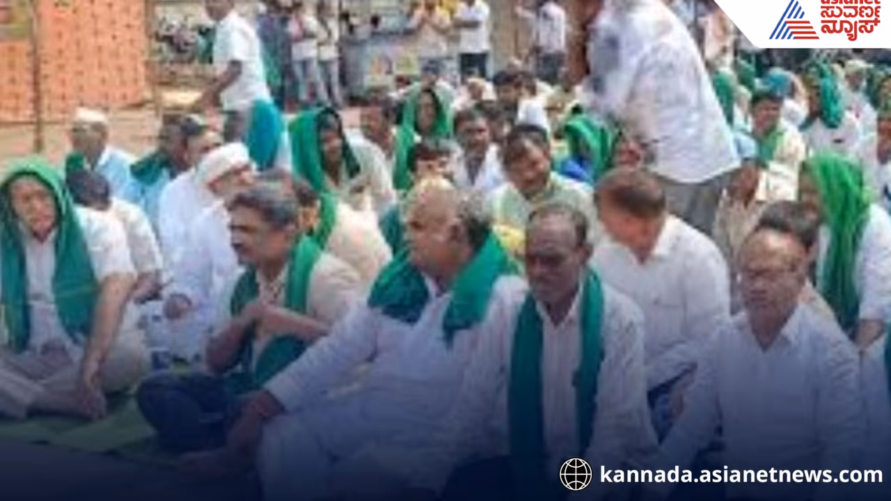 Vijayapur farmers protst for sugarcane price hike