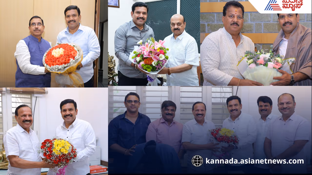 Karnataka BJP chief BY Vijayendra new stragegy visits senior leaders