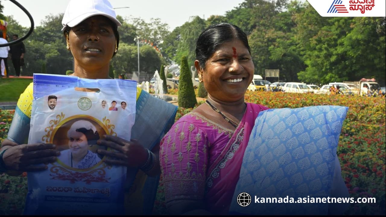 telangana CM Launch one crore saree distributed