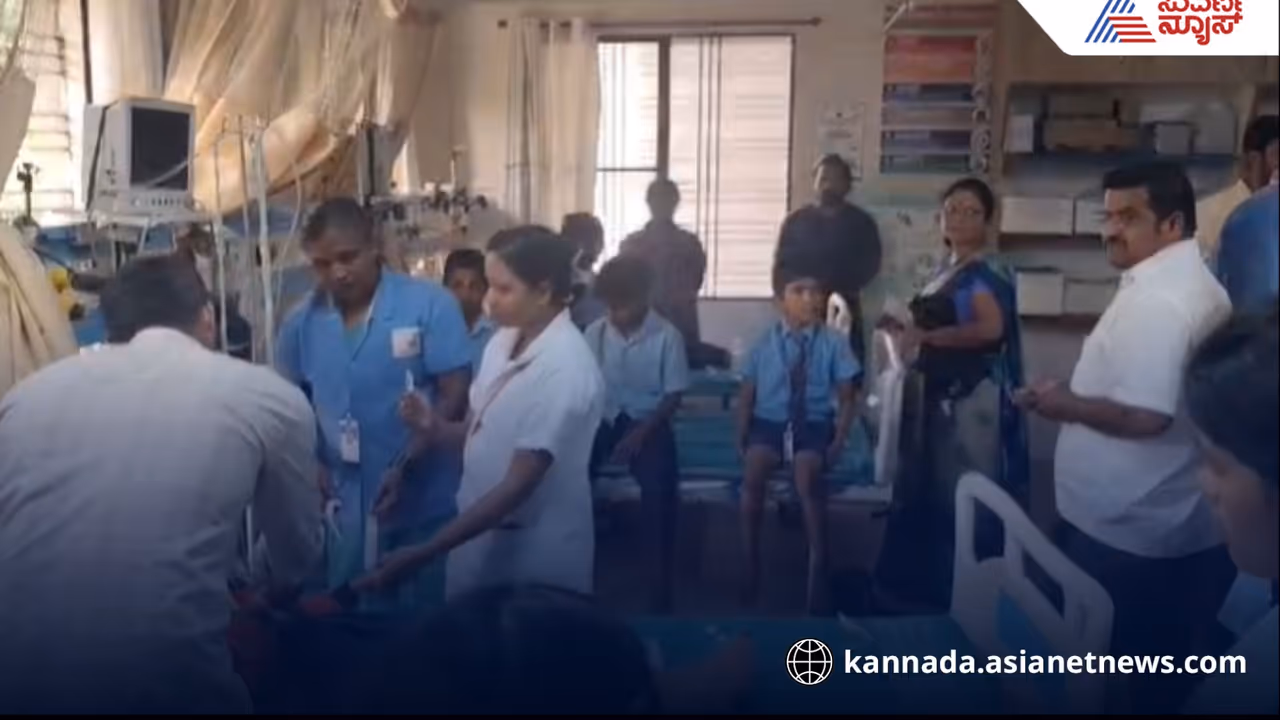 22 Students sick after school lunch in Mundgod at uttara kannada 