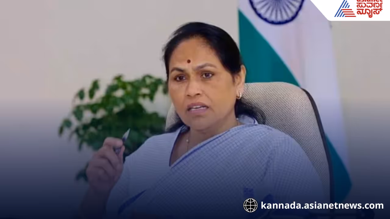 Union minister Shobha Karandlaje Slams Congress over Hate Speech Bill Union minister Shobha Karandlaje Slams Congress over Hate Speech Bill