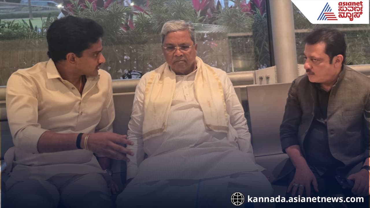 Ballari Banner Fight MLA Bharat Reddy meets CM with Zameer Khan Ballari Banner Fight MLA Bharat Reddy meets CM with Zameer Khan