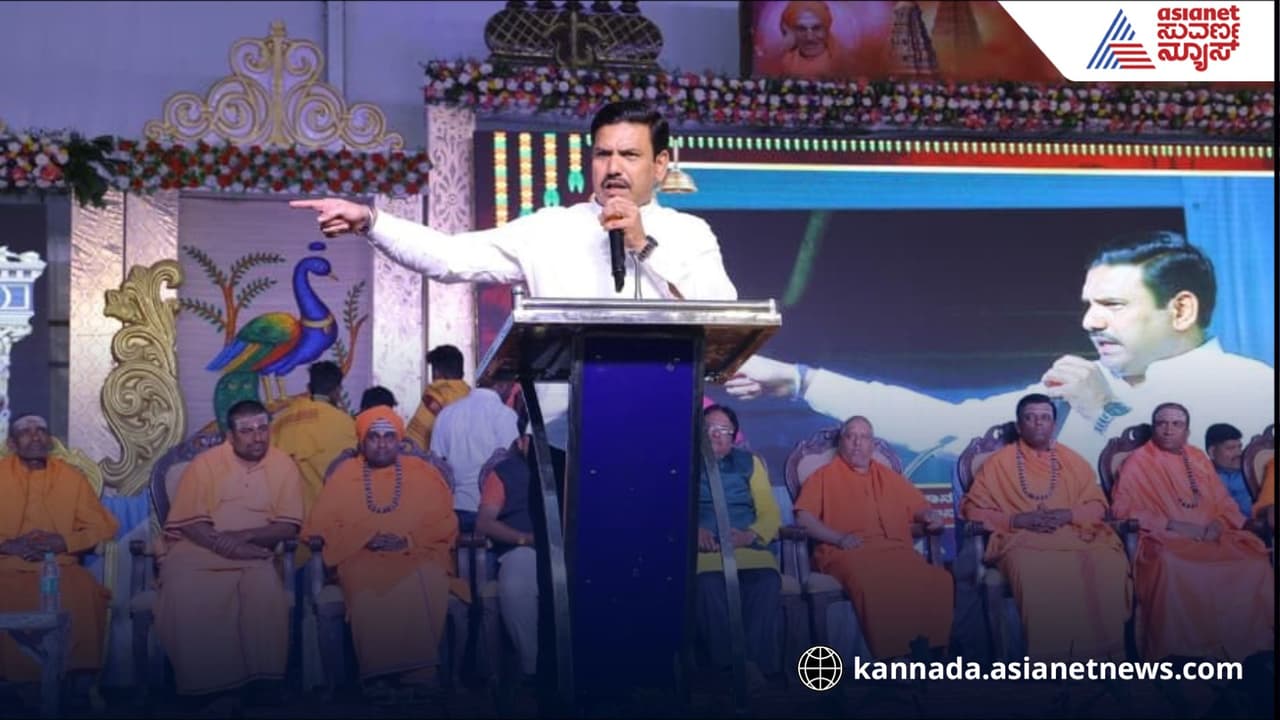 I am Still a Toddler in Politics BY Vijayendra Returns Silver Crown to Matha I am Still a Toddler in Politics BY Vijayendra Returns Silver Crown to Matha