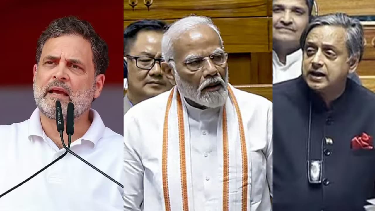 Middle East conflict Rahul Gandhi criticizes Centre bus senior Congress leaders stand in support PM Modi Middle East conflict Rahul Gandhi criticizes Centre bus senior Congress leaders stand in support PM Modi