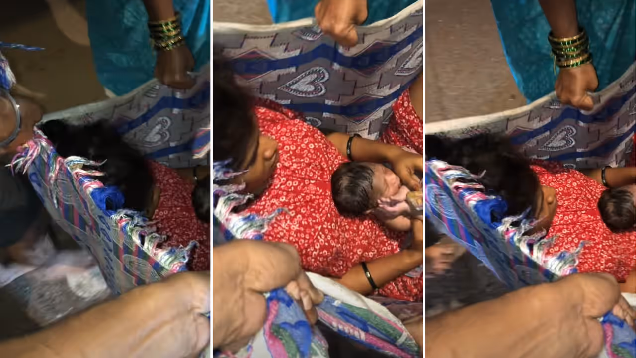 Viral Video Newborn Carried In Cloth After Delivery At Home Kin Say Doctor Police Did Not Help Spark Healthcare Debate Viral Video Newborn Carried In Cloth After Delivery At Home Kin Say Doctor Police Did Not Help Spark Healthcare Debate