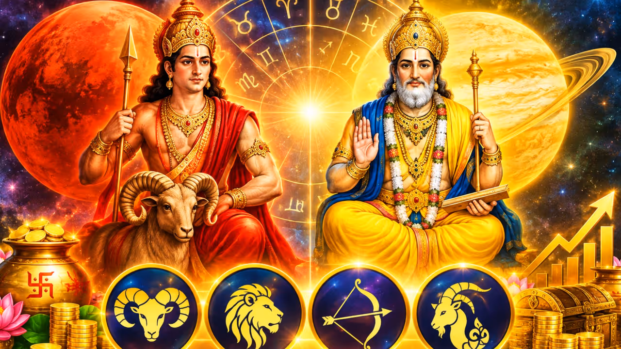 mangal guru mahayutin 2026 golden time to 4 zodiac signs mangal guru mahayutin 2026 golden time to 4 zodiac signs