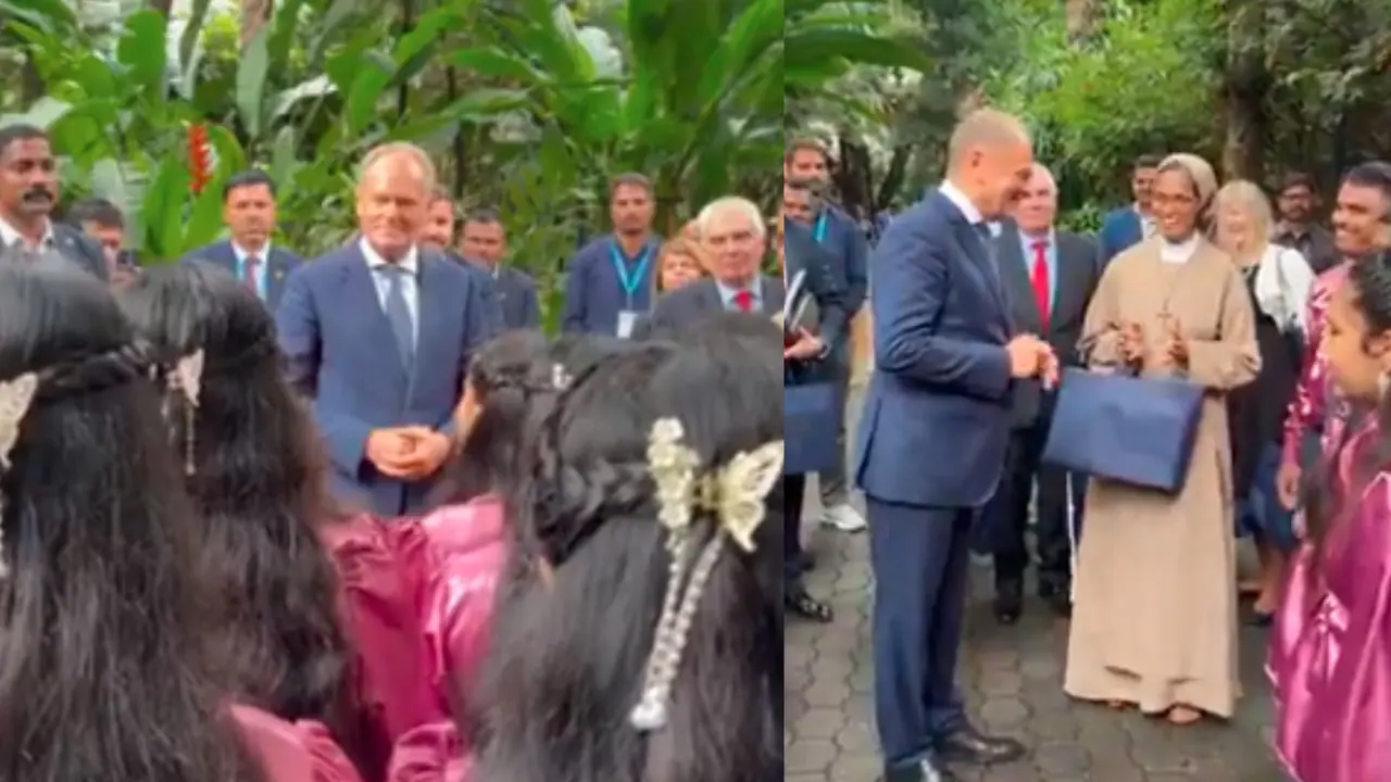 Polish PM Donald Tusk visits bengaluru Polish PM Donald Tusk visits bengaluru