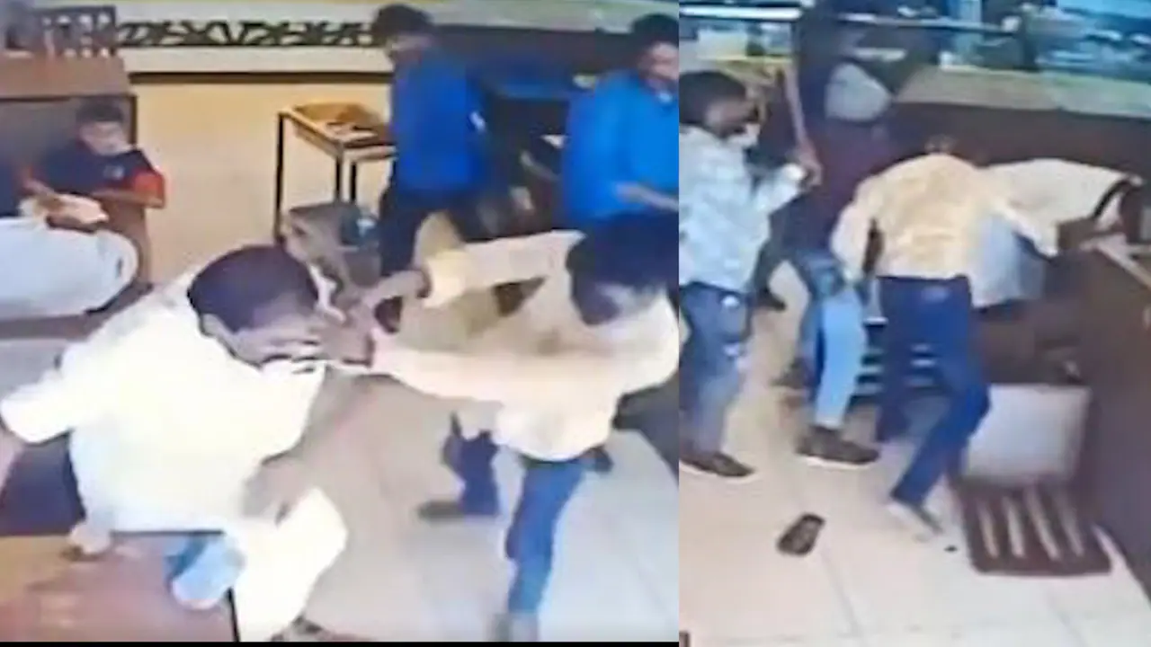 Man hacked to death in Bengaluru restaurant in broad daylight watch video bsm Man hacked to death in Bengaluru restaurant in broad daylight watch video bsm