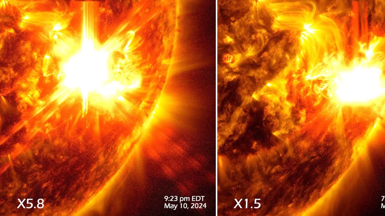solar storm is heading towards Earth there have been two explosions in a row in the Sun bsm solar storm is heading towards Earth there have been two explosions in a row in the Sun bsm