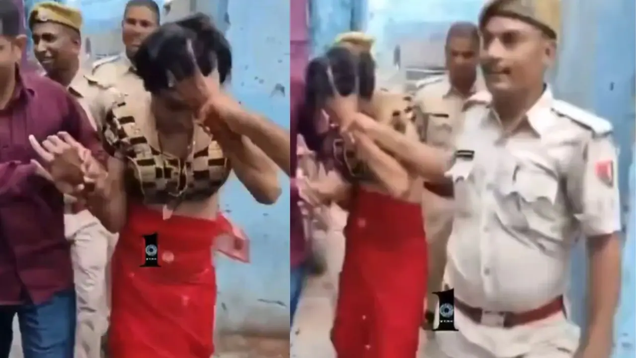 Accused wearing Saree