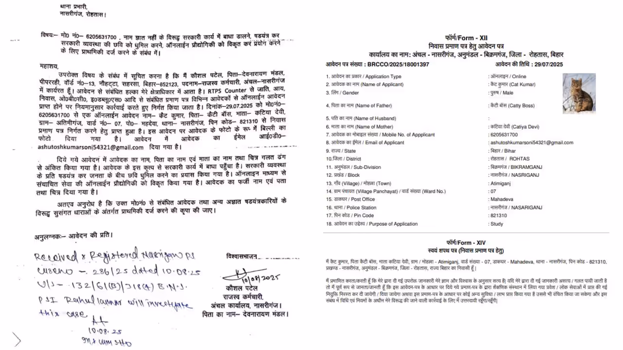 After 'Dog Babu, Trump, Cat's Residence Certificate Surfaces