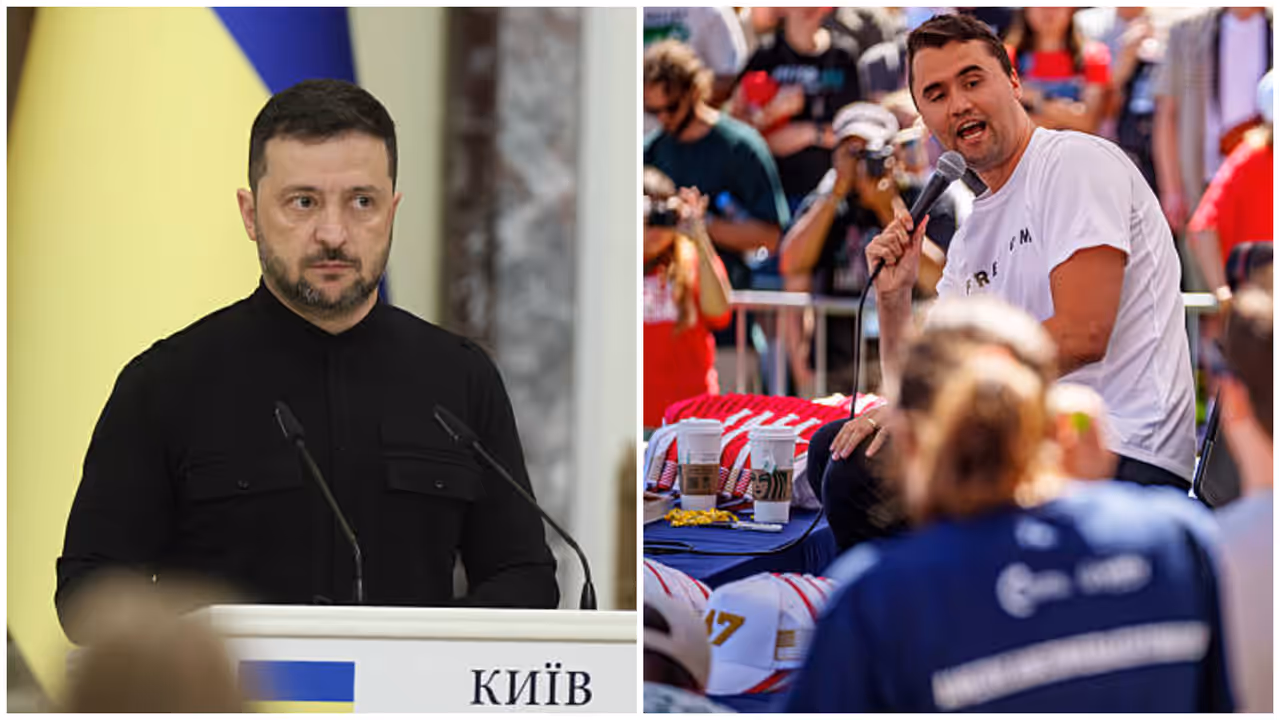 Zelenskyy/ Charlie Kirk