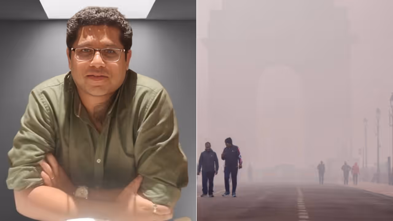 Delhi pollution man leaves city