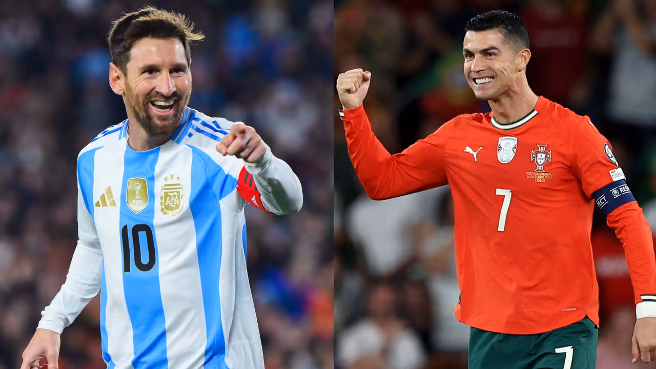 Lionel Messi and Cristiano Ronaldo