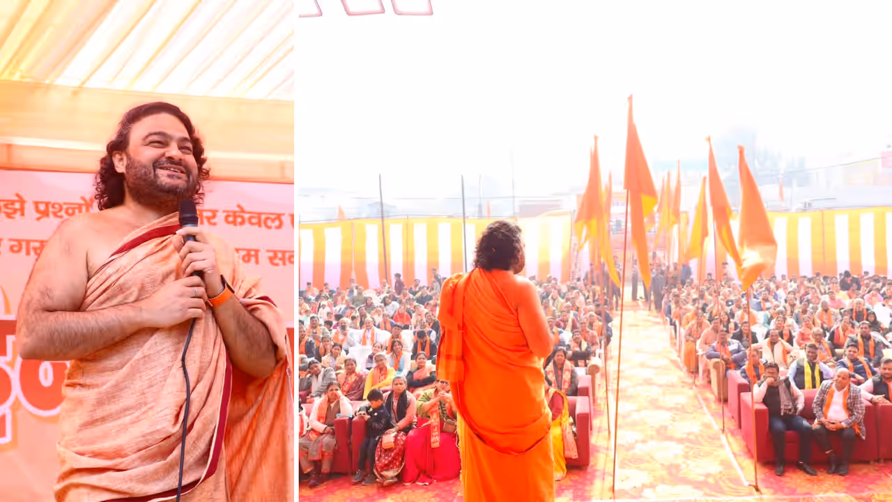Swami Deepankar Bhiksha Yatra Covers 22000 Km To Promote Social Harmony Uniting Millions Through Sanatan Values Swami Deepankar Bhiksha Yatra Covers 22000 Km To Promote Social Harmony Uniting Millions Through Sanatan Values
