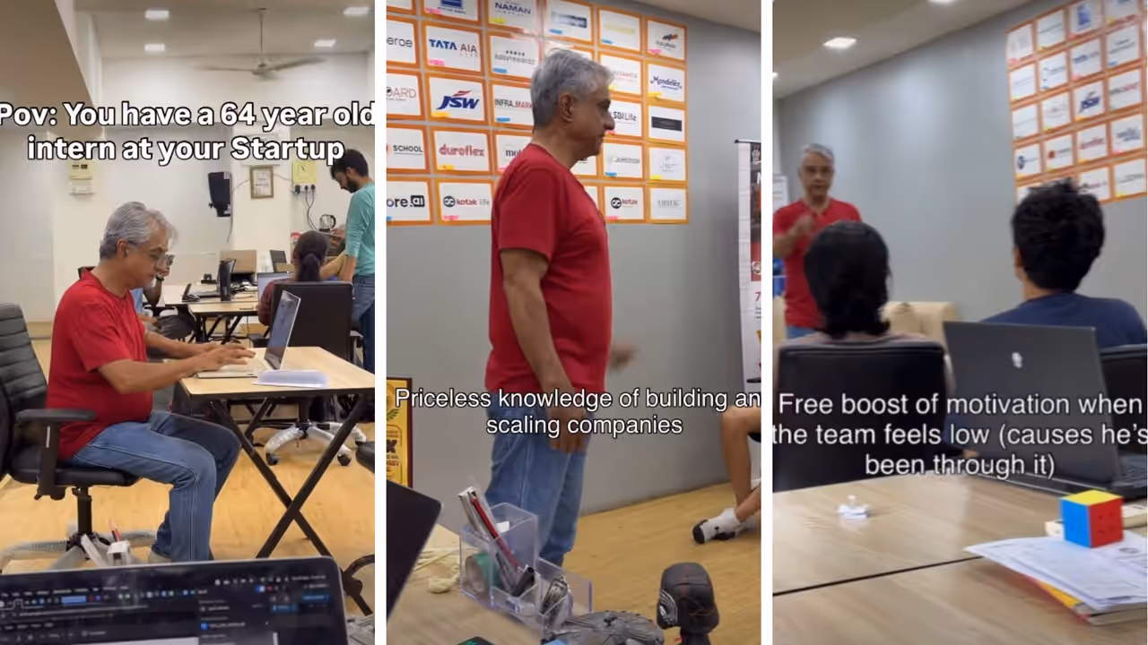 Bright Side Stories from Mumbai Startup Hires 64 Year Old Intern Viral Video Wins Hearts Online Bright Side Stories from Mumbai Startup Hires 64 Year Old Intern Viral Video Wins Hearts Online
