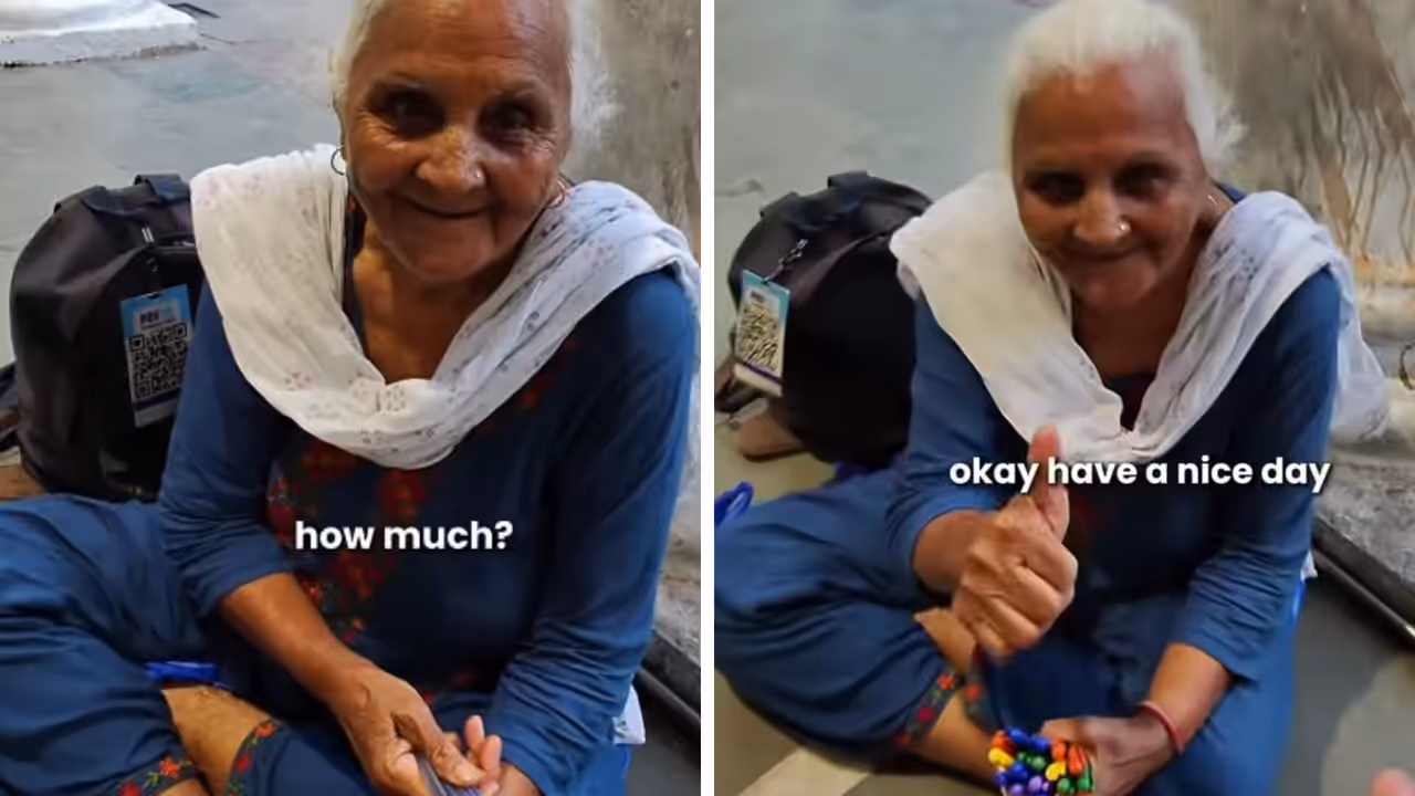 US Traveller Gives Elderly Delhi Pen Seller His Last Rs 550 Cash Internet Applauds Kind Gesture Viral Video Wins Praise US Traveller Gives Elderly Delhi Pen Seller His Last Rs 550 Cash Internet Applauds Kind Gesture Viral Video Wins Praise