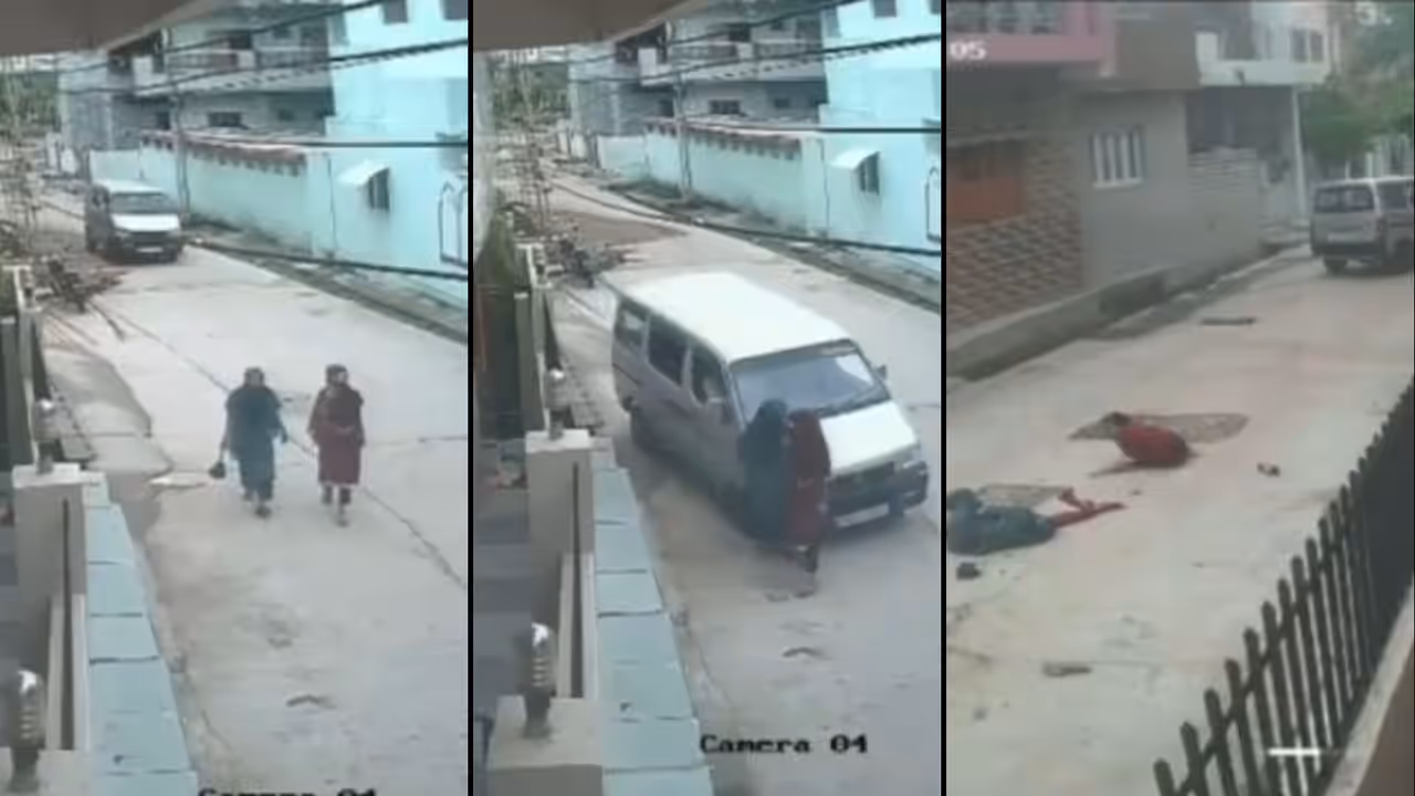 Gujarat hit and run video Gujarat hit and run video