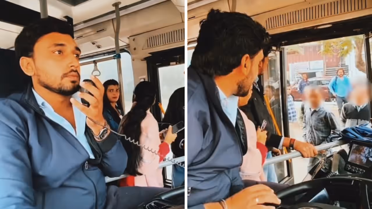 Viral video shows Delhi DTC bus driver confronting suspected pickpockets internet applauds his courage Viral video shows Delhi DTC bus driver confronting suspected pickpockets internet applauds his courage