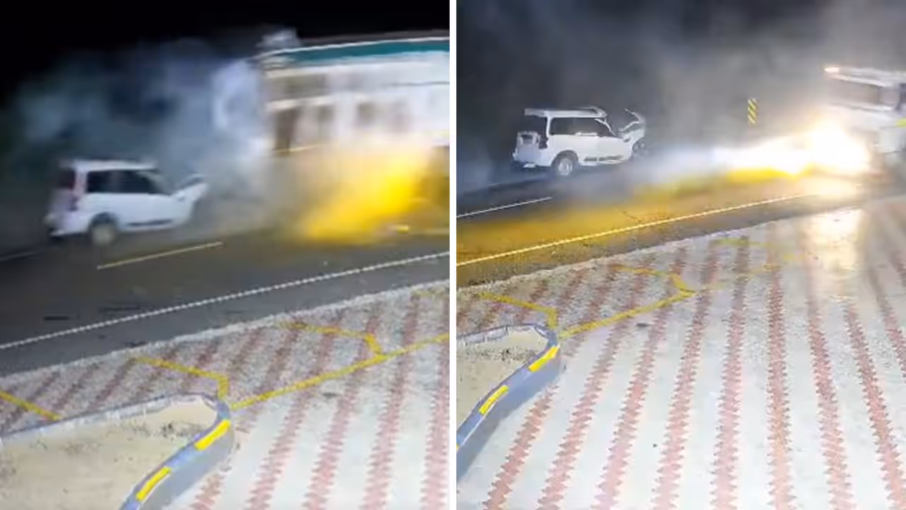 Rajasthan Jodhpur Highway Five devotees killed after SUV collides with unidentified truck near Balotra Rajasthan Jodhpur Highway Five devotees killed after SUV collides with unidentified truck near Balotra