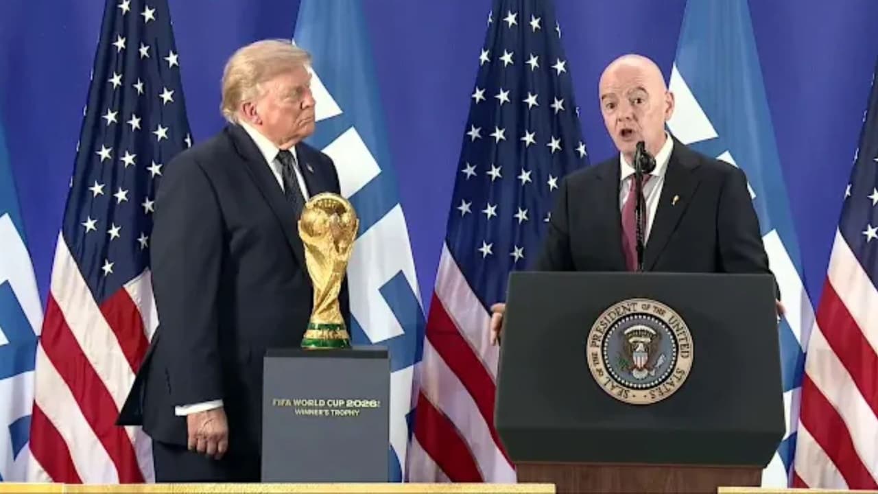 FIFA President Gianni Infantino Thanks Donald Trump for 2026 World Cup Success FIFA President Gianni Infantino Thanks Donald Trump for 2026 World Cup Success