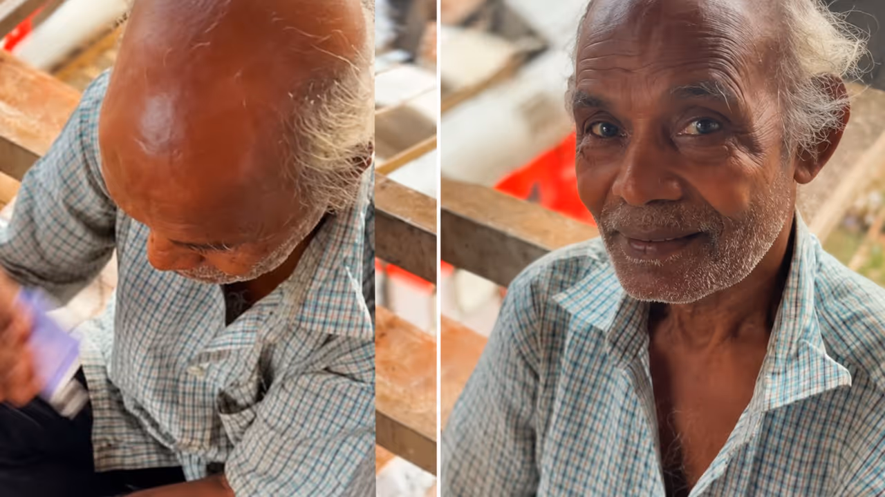 Young woman officegoer gives 100 to elderly man charging 5 for weight check his response wins hearts Young woman officegoer gives 100 to elderly man charging 5 for weight check his response wins hearts