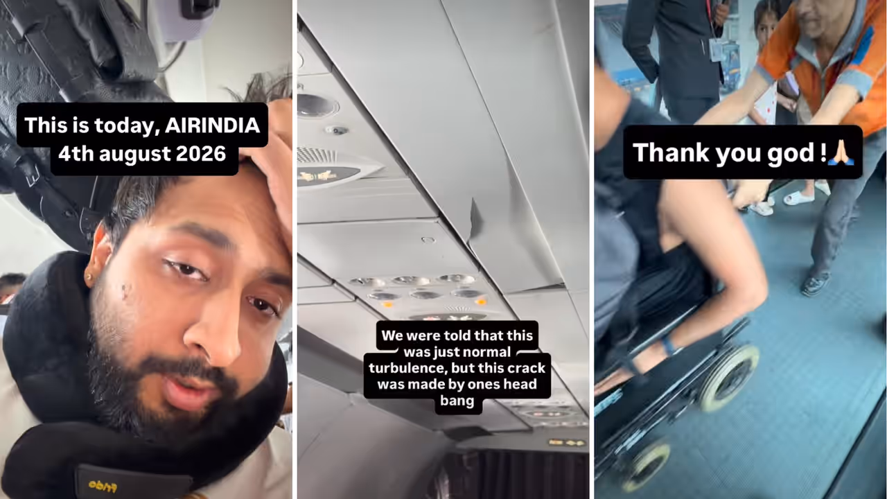 Air India Turbulence Videos Passenger Says I Got Saved Weather Was Praises Pilot And Crew Air India Turbulence Videos Passenger Says I Got Saved Weather Was Praises Pilot And Crew