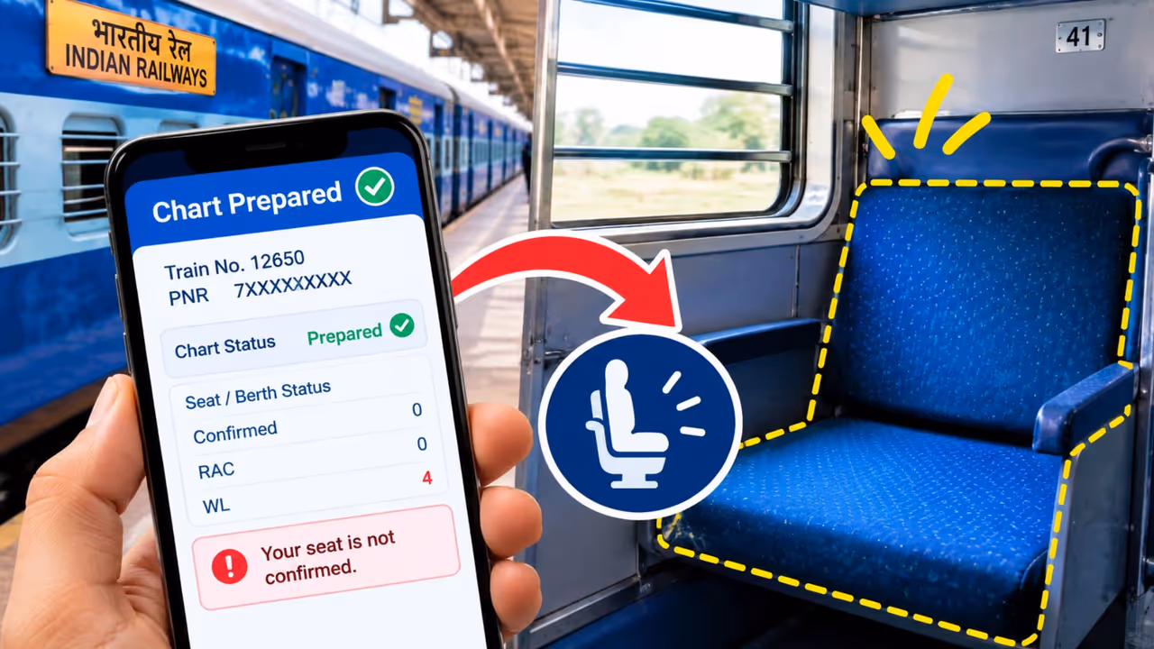 IRCTC Ticket Booking Trick How to Grab Vacant Seats After the Chart Is Ready IRCTC Ticket Booking Trick How to Grab Vacant Seats After the Chart Is Ready