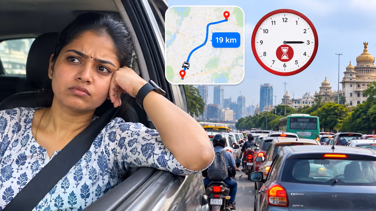 19 Km 3 Hours And 17 Bengaluru Woman Shares Her Peak Hour Rain Ordeal 19 Km 3 Hours And 17 Bengaluru Woman Shares Her Peak Hour Rain Ordeal