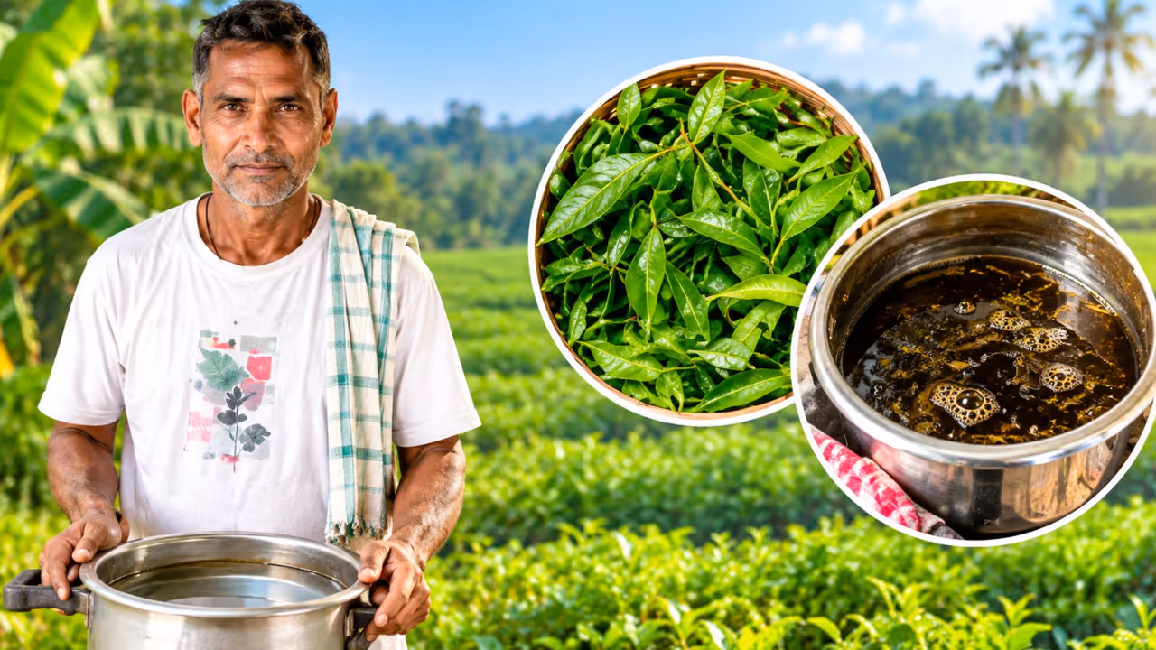 old pressure cooker mixer grinder became a tea processing machin old pressure cooker mixer grinder became a tea processing machin