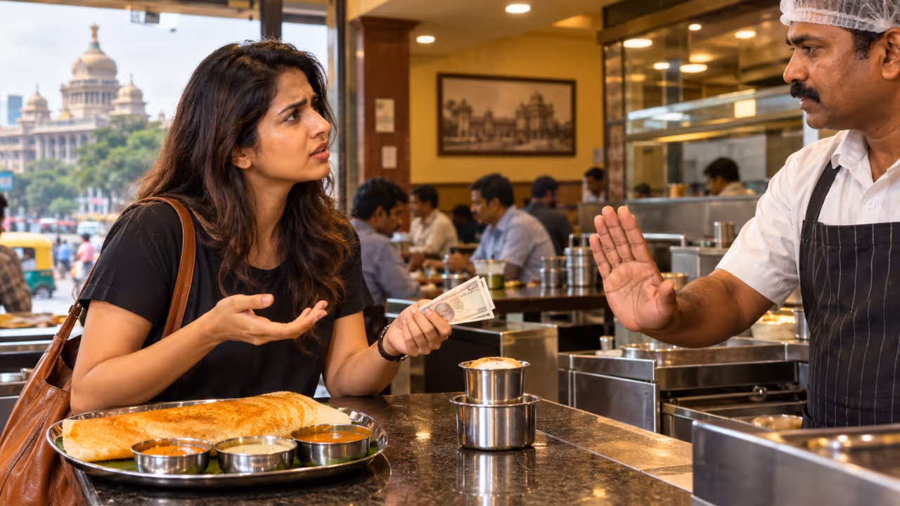 am i not your customer bengaluru entrepreneur questions darshini staff over kannada cash refusal am i not your customer bengaluru entrepreneur questions darshini staff over kannada cash refusal