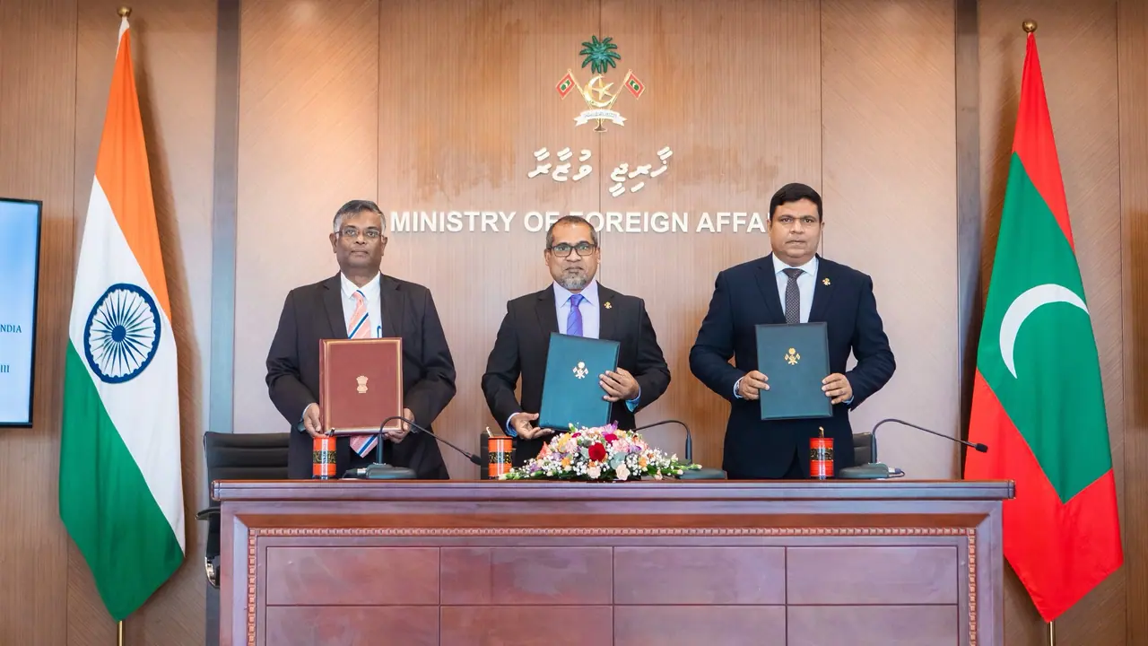 India Maldives MoUs India Maldives MoUs
