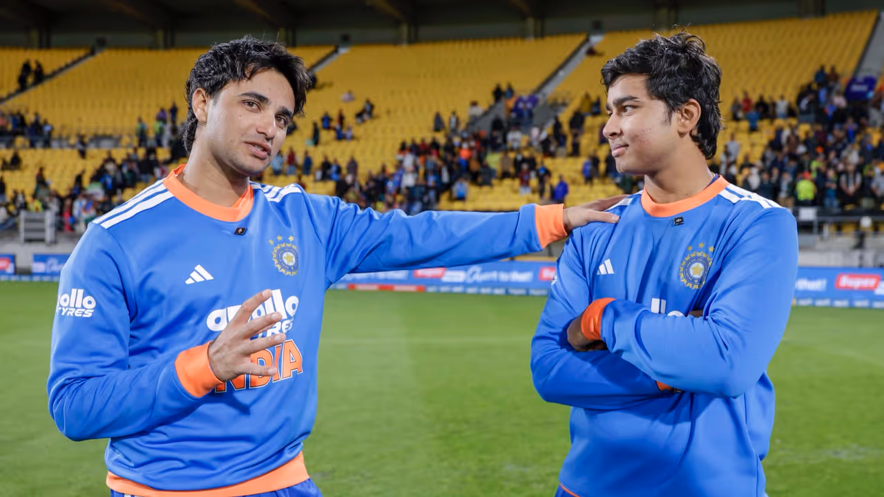 Abhishek Sharma and Vaibhav Sooryavanshi Abhishek Sharma and Vaibhav Sooryavanshi