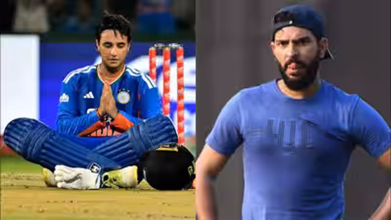 Abhishek Sharma Reveals Yuvraj Singh's Message Before Start of Match Abhishek Sharma Reveals Yuvraj Singh's Message Before Start of Match