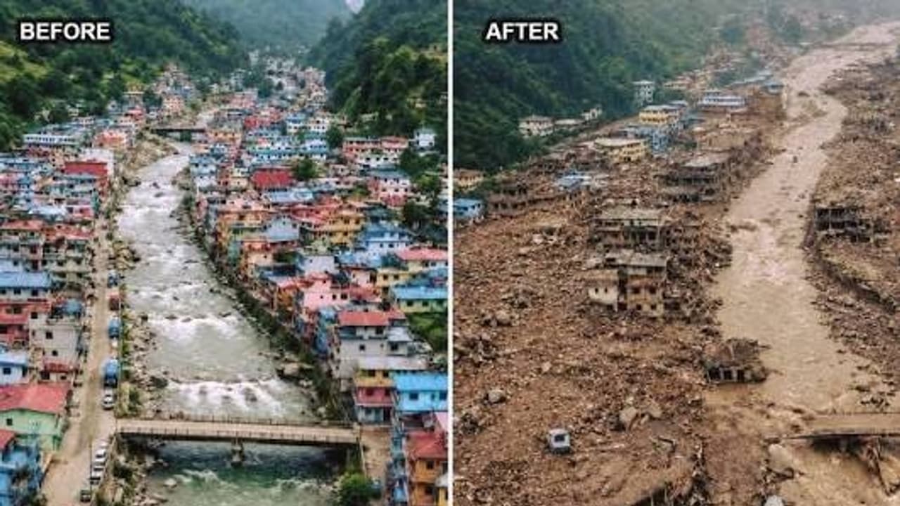Satellite images show destruction from Nepal Tibet floods Satellite images show destruction from Nepal Tibet floods