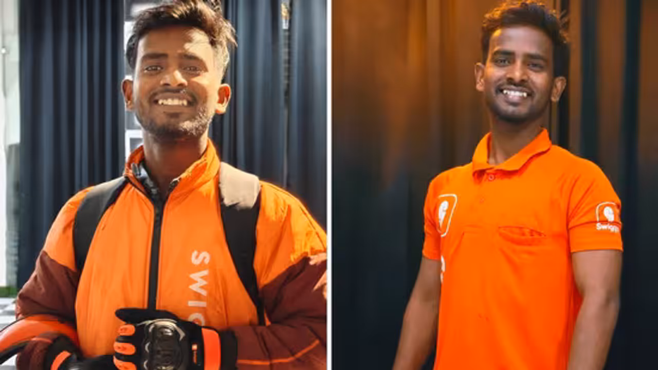 Delivery Boy feeds strangers with his own earnings Delivery Boy feeds strangers with his own earnings