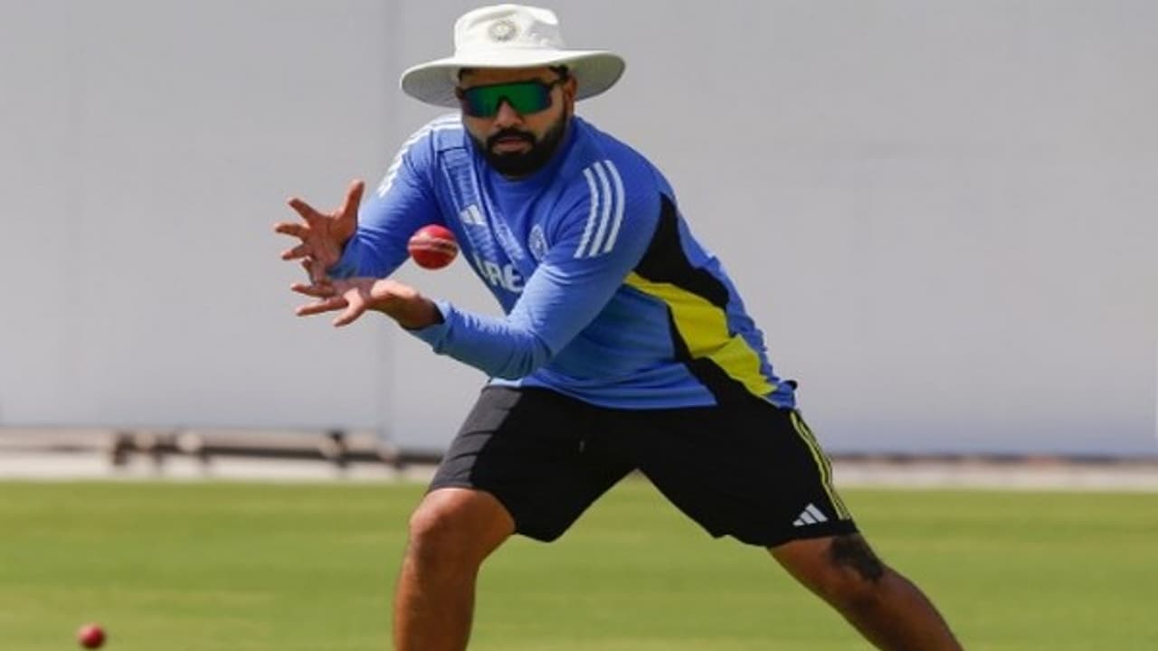 Rohit Sharma during practice (Photo: Instagram/@rohitsharma45) Rohit Sharma during practice (Photo: Instagram/@rohitsharma45)