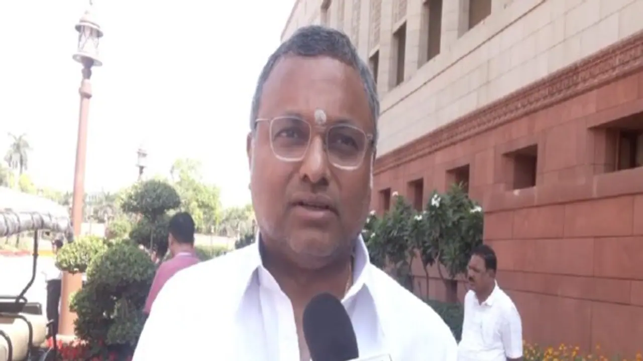  Congress MP from Sivaganga Tamil Nadu, Karti Chidambaram (Photo/ANI)