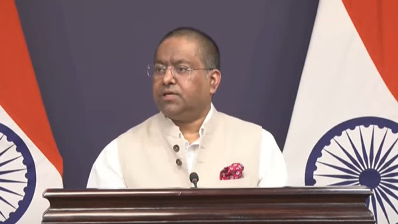 MEA spokesperson Randhir Jaiswal (Photo: ANI)