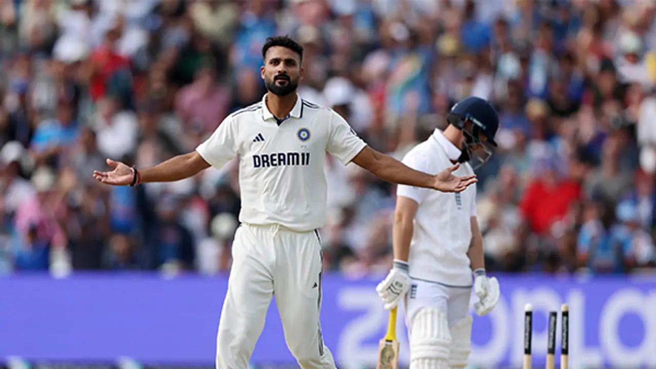Akash Deep. (Photo @BCCI X) Akash Deep. (Photo @BCCI X)