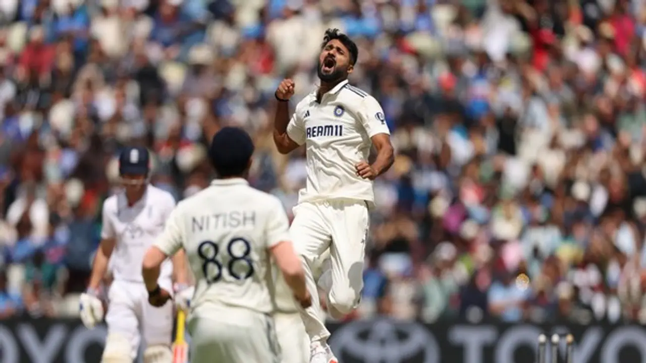 Akash Deep. (Photo @BCCI X)