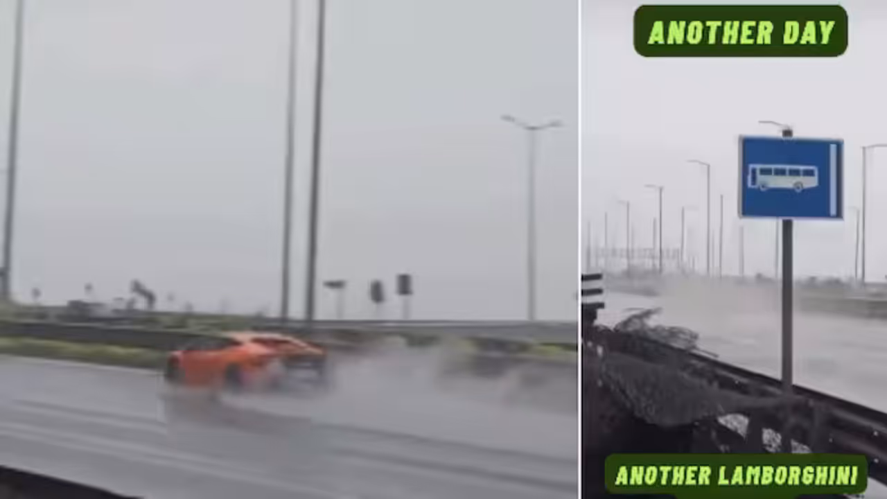 Lamborghini crash
